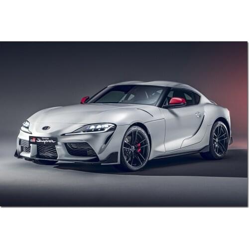 Canvas Wallpaper GR Supra Sports Car Posters Wall Art Paintings Wall Picture for Living Room Decor