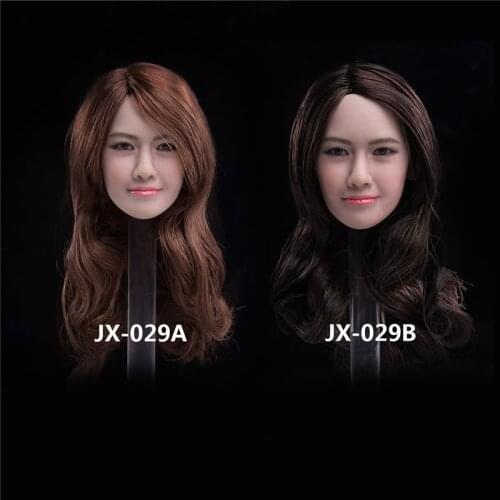 JXTOYS-029 1/6 Micro Expression Asian Beauty Head Carving 12'' Action Figure Toy Accessory Can Be As A Holiday Gift for Friends