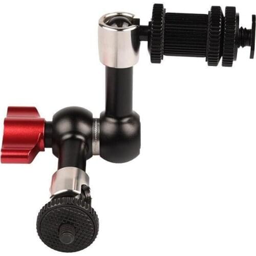 Metal 7/11 Inch Camera Magic Arm Mount Tripod Extension Arm Clamp With 14" Mount For DLSR Mirrorless Camera For Microphone Light