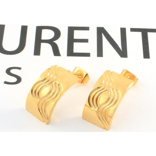 Fashion Stainless Steel Jewelry Stud Earrings For Woman & Girl Party Gift Free Shipping Joyas Store ERYZ069