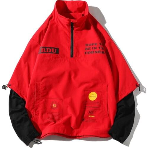 Elena Store Mens Jacket Autumn New Hip-Hop Men Clothing Streetwear Patchwork Windbreaker Jacket Korean Style Coats Print Jacket