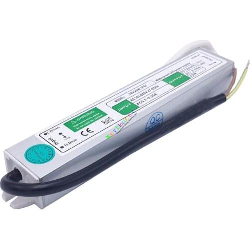 Wholesale and retail 10pc 12V 2A 25W AC/DC driver Switch power supply adapter Transformer LED lights free shipping