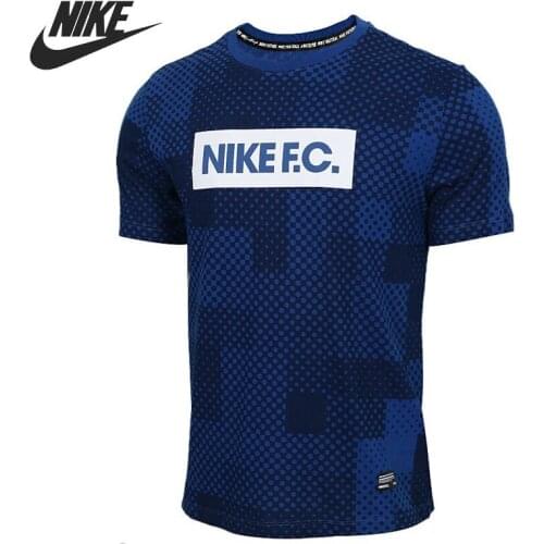 Original New Arrival NIKE FC DRY TEE SSNL BLOCK Mens T-shirts short sleeve Sportswear