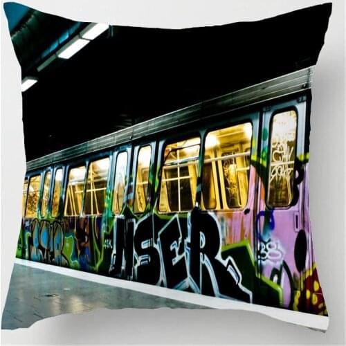 Luxury Printing Morimo Free Shipping Funny scenery Bomb the System Stylish Custom Zippered Square Pillow Cover Pillowcases