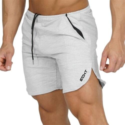 2020 Top Quality Men Casual Brand Gyms Fitness Shorts Men Professional Bodybuilding Short Pants Zip pocket size M-XXL