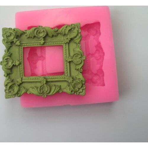 Branches leaves frames silicone fandont mold frame Silica gel moulds frame Chocolate molds candy mould silicone molds