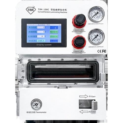 TBK-108C Intelligent Laminating & Bubble-Removing Machine for Smartphone iPhone Mobile Phone Cell Phone 12 Inch Pad Defoaming