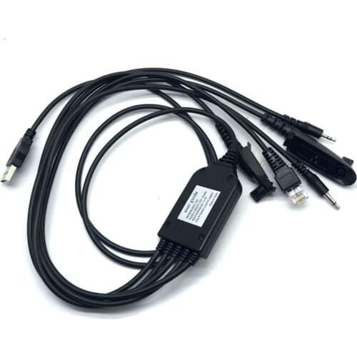 5 in1 FTDI USB Programming Cable 5in1 Line for Motorola AXU4100 CP200 GP68 GP300 GP328 Plus GP88S GM300 GM3188 PRO5150 CB Radio