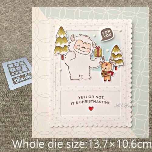 XLDesign Craft Metal Cutting Dies cut dies flower letter frame decoration scrapbook Album Paper Card Craft Embossing die cuts