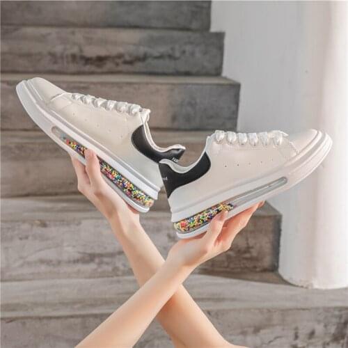 Tenis Feminino 2021 Outdoor Trainers Lace Up Lightweight Solid Color Gym Sport Women Tennis Shoes Ladies Flats Sneakers Pink