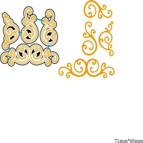 ZhuoAng Overlord pattern Cutting Dies for Card Making DIY Scrapbooking Photo Album Decoretive Embossing Stencial