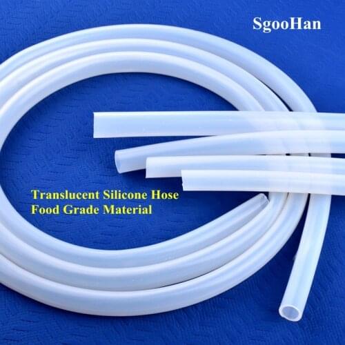 1M Food Grade Silicone Hose ID. 6 8 10MM Clear Transparent Rubber Tube Aquarium Tank Garden Irrigation Soft Flexible Tube Pipe