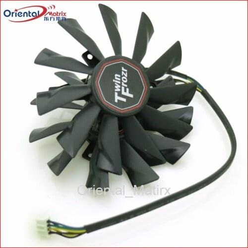 2pcs/lot PLD10010S12HH DC12V 0.40A 95mm 4Pin VGA Fan For MSI R7-260X R9-290X R9-280X R9-270X Graphics Card Fan