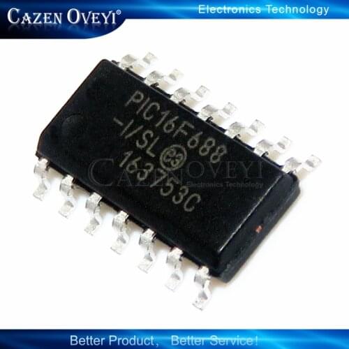 2piece PIC16F688-I/SL PIC16F688 SOP-14 In Stock