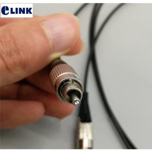 2pcs POF patchcords 1.0mm core FC-FC Simplex metal ferrule industrial control servo medical jumper free shipping ELINK