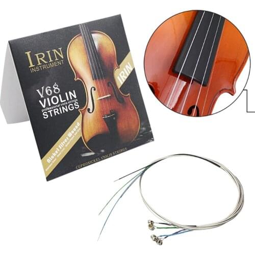 4pcs/set Violin Strings E-A-D-G High Carbon Steel Wire Musical Instrument Parts Accessories Violin Strings Set