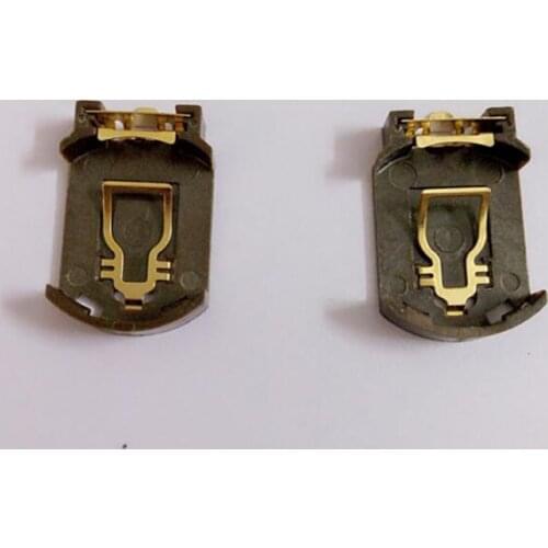 Free shipping 10pcs/lot BS-8 gilded CR2032 / CR2025 coin cell battery holders SMD gilded battery holder