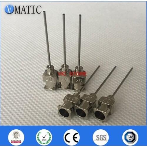 Free Shipping 12Pcs 1 Inch Tip Length 20G EFD Precision Stainless Steel Glue Needle Tip