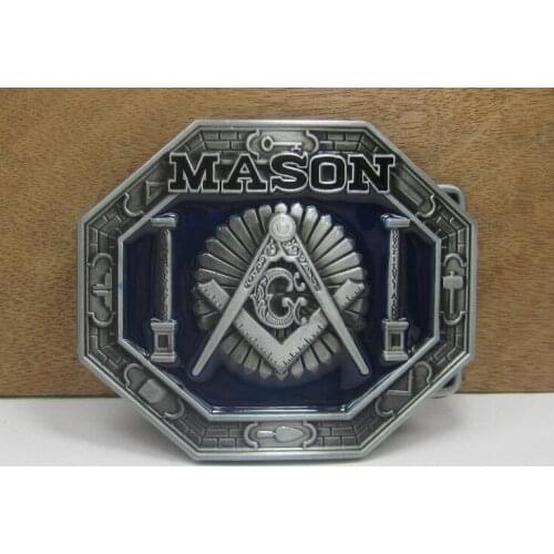 Freemason Belt Buckle Free Mason Masonic Buckle Clasp Hook For Belt Accessories Mens Fashion Jewelry Gift 10pcs/lot Wholesale