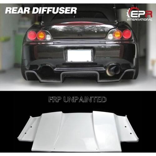 For Honda S2000 AP1 AP2 SP Style Wide Body FRP Rear Diffuser Car-Styling Rear Bumper Bottom Lip