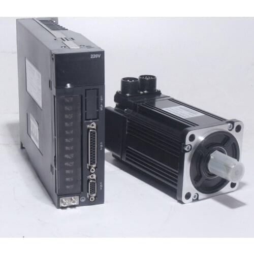 Hot Sale 1000W AC Servo Motor Kit 80ST-M04025 Driver Diameter 80mm High Speed Motor 220V 4NM 2500rpm Servo Motor Tool