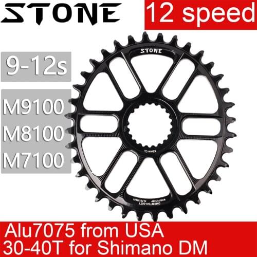 Stone Chainring For 12s Shimano m9100 m8100 m7100 Oval 30T 32t 34 36 38T 12 speed Direct Mount Chainwheel mt 900 9100 8100 7100