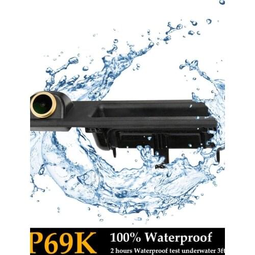 HD 1280x720p Golden Reversing Rear View Backup Camera for BMW 5er X1 X3 X5 X6 F10 F11 F25 F30 535Li 530i