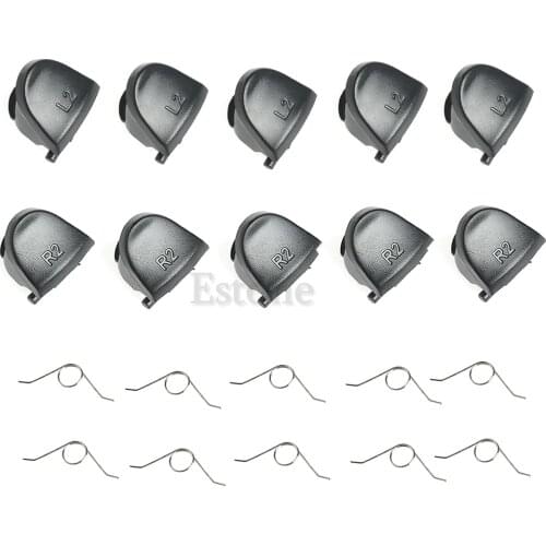 L2 R2 Trigger Replacement Parts Buttons For PlayStation 4 PS4 Controller 5 Pairs C7AA
