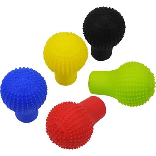 Kutery Silicone Floating-point Antiskid Roundness Dustproof Protective Lever Knob Cover Universal Car Gear Shift Collars