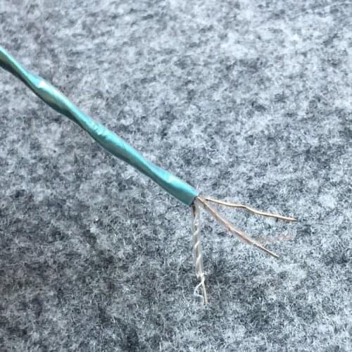 Copper Silver Cable (sell Per 1.0m) for DIY HIFI Audio Rca Xlr Cable