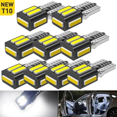 A Bag Canbus T10 W5W LED Bulb Car Clearance Parking Light for Geely Emgrand EC7 X7 MK 7 Citroen C1 C3 C5 X7 C4 Picasso LED Light