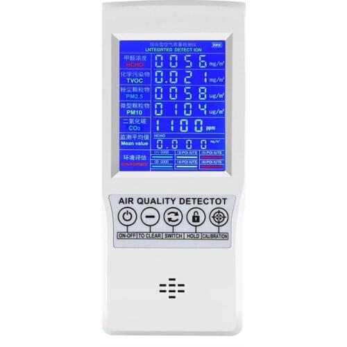 JSM-131SE Multifunctional Air Quality Analyzer Digital Display Screen CO2 PM2.5 Formaldehyde Detector USB Charging Gas Analyzer