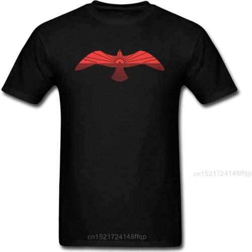 Larus Marinus 2018 New Mens Own Logo T-shirt Summer Black Red All Match Clothing Men Cotton Bird View Printed T Shirt