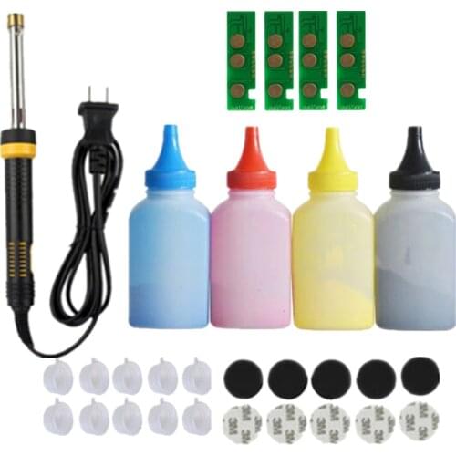 Refill toner Powder cartridge tool kit + 4 chip for samsung CLT-404S 404S SL- C430W C430 C432 C480W FW C482 C483 FW Printer