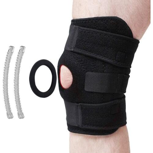 Knee Brace for Men Women Open Patella Knee Support with Side Stabilizers for Joint Pain Relief, Arthritis Injury Recovery