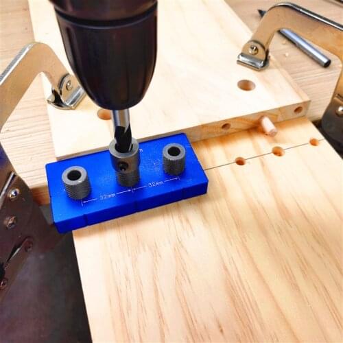Doweling Jig Drill Guide 8/10mm Positioning Hole Puncher Locator For Woodworking Furniture Woodworking DIY tools