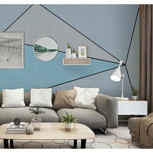 Bacal Custom wallpaper mural 3d photo Nordic modern minimalist line geometric texture personality TV background wall papers huda