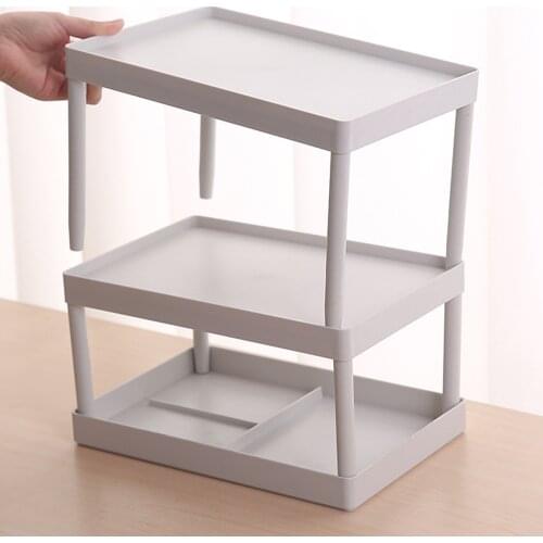 15.5cm 32.5cm DIY Table Desk Shelf Home Office Bathroom Sundries Organizer Bedside Make Up Jewelry Cabinet Kitchen Storage Rack
