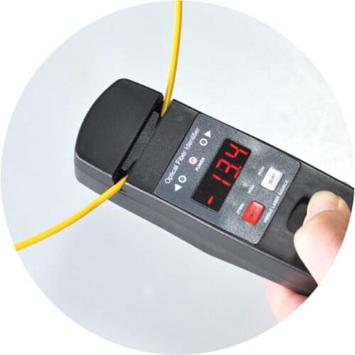 Joinwit JW3306D Plastic Black Fiber Optical Identifier with Built in 10mw Visual Fault Locator 800-1700nm