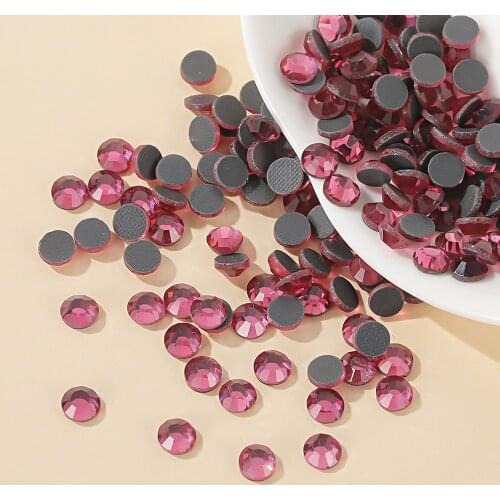 Multi-Color SS20 Crystal Glass Glitter Rhinestone Flatback Hot Fix Rhinestones for Art Sewing Fabric Decoretion Garment Clothes