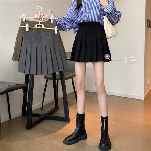 2021 new college style spring and summer skirt for female students skirts for women midi skirt