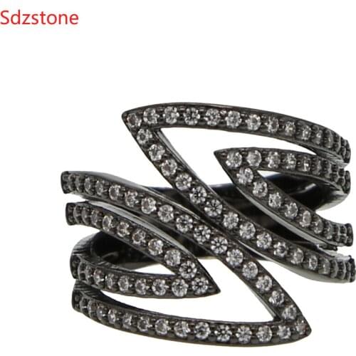 Womens Punk Black gold color Ring Plain Above Knuckle Ring Midi Finger Tip Rings Set Girl Fashion Women