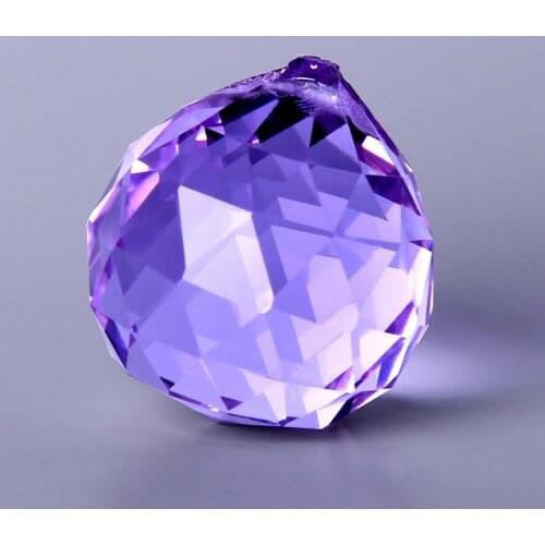 12 colors Crystal Glass Lighting Ball Pendant Garland Chandelier Hanging Indoor Room Wedding Decor