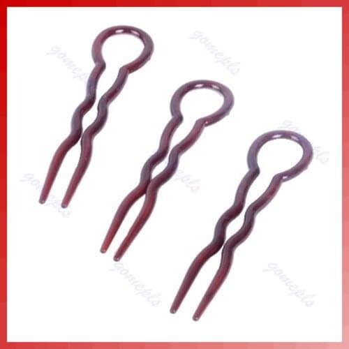 3pcs/set 90mm U-shaped Hair Pins Clip Hair Grips Head Acc