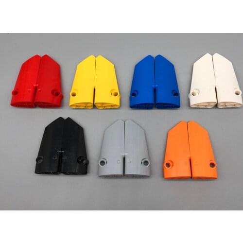 4Pairs/lot 64683+64391 technology Panel Fairing # 3+# 4 Small Smooth Long, Side A+B MOC Brick Blocks Particles Toys fit For EV3