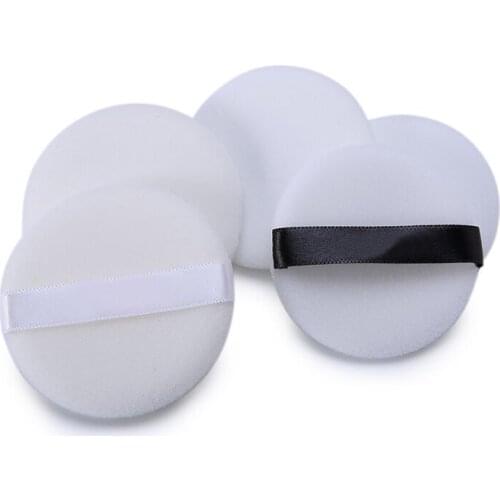 80*15mm Woman Facial Soft Cotton Sponge Powder Puff Pads Face Foundation Makeup Cosmetic Tool