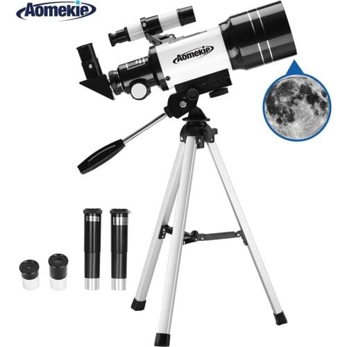 30070 Astronomical Telescope Monocular 15-150X with Compact Tripod Finderscope for Beginner Scenery Moon Watching Kids Gift