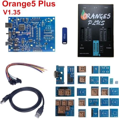 Orange5 Plus V1.35 Newest Programmer OEM orange5 With Full Adapter orange5 programmer High Quality Orange 5