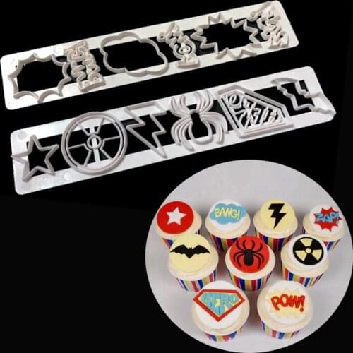 DIY Fondant Cake Cookie Cutter Stamp Mold Embossed DIY Kitchen Baking Cake Cupcake Decorating Tools Sugarcraft