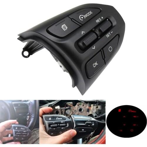 Steering Wheel Button Cruise Control Remote Bluetooth Switch For KIA K2 RIO 2017 2018 2019 2020 2021 RIO X LINE High Quality